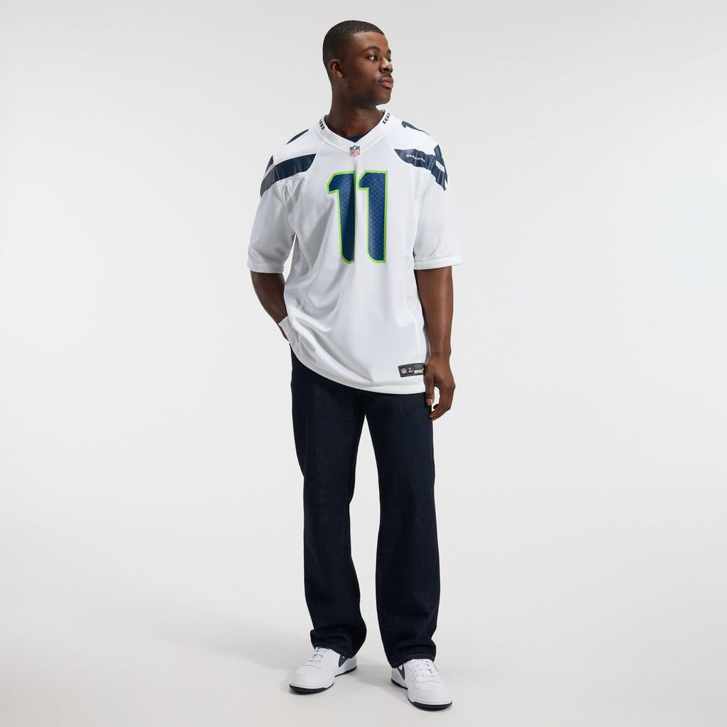 Jaxon Smith-Njigba Seattle Seahawks White Game Jersey