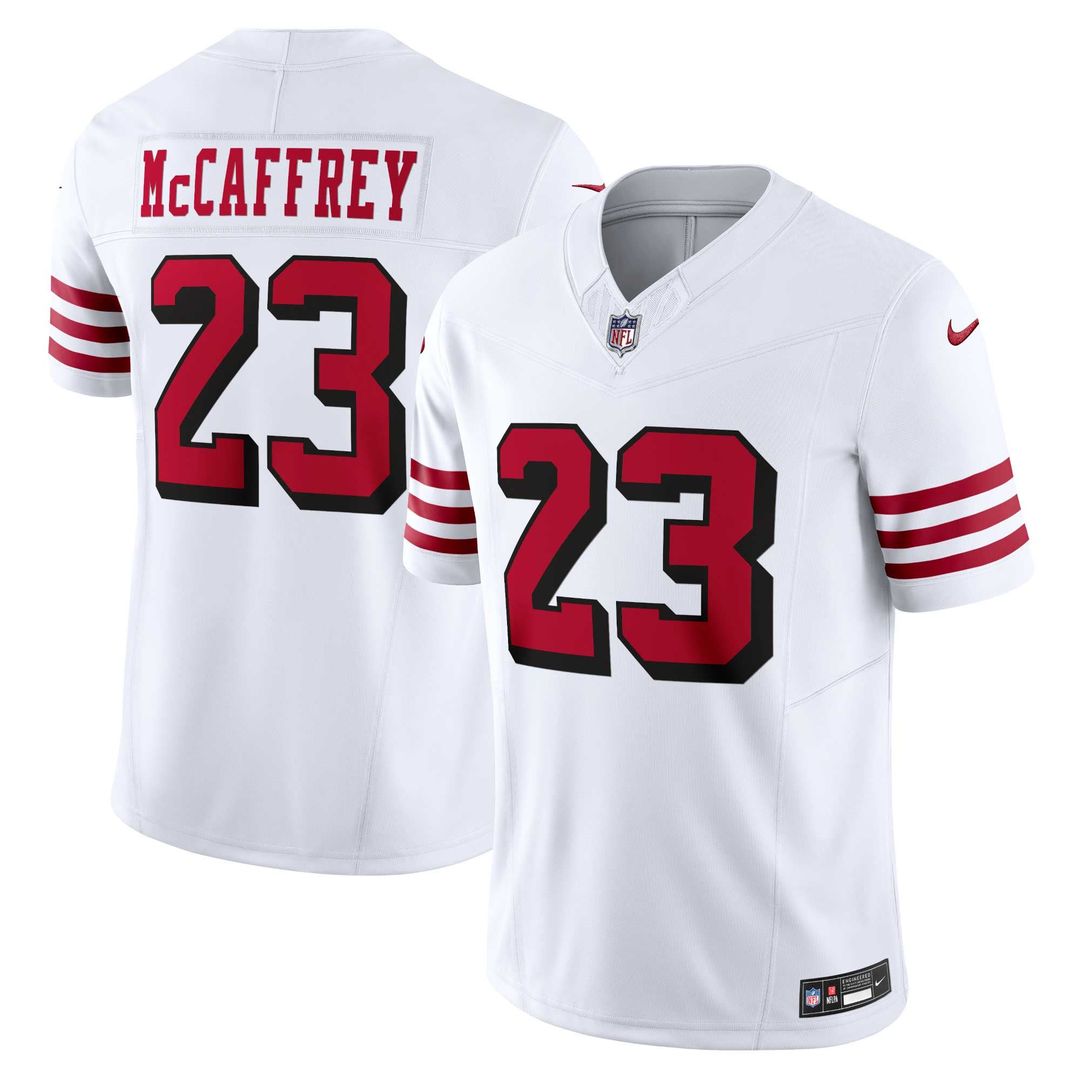 Christian McCaffrey San Francisco 49ers Scarlet Vapor F.U.S.E. Limited Jersey