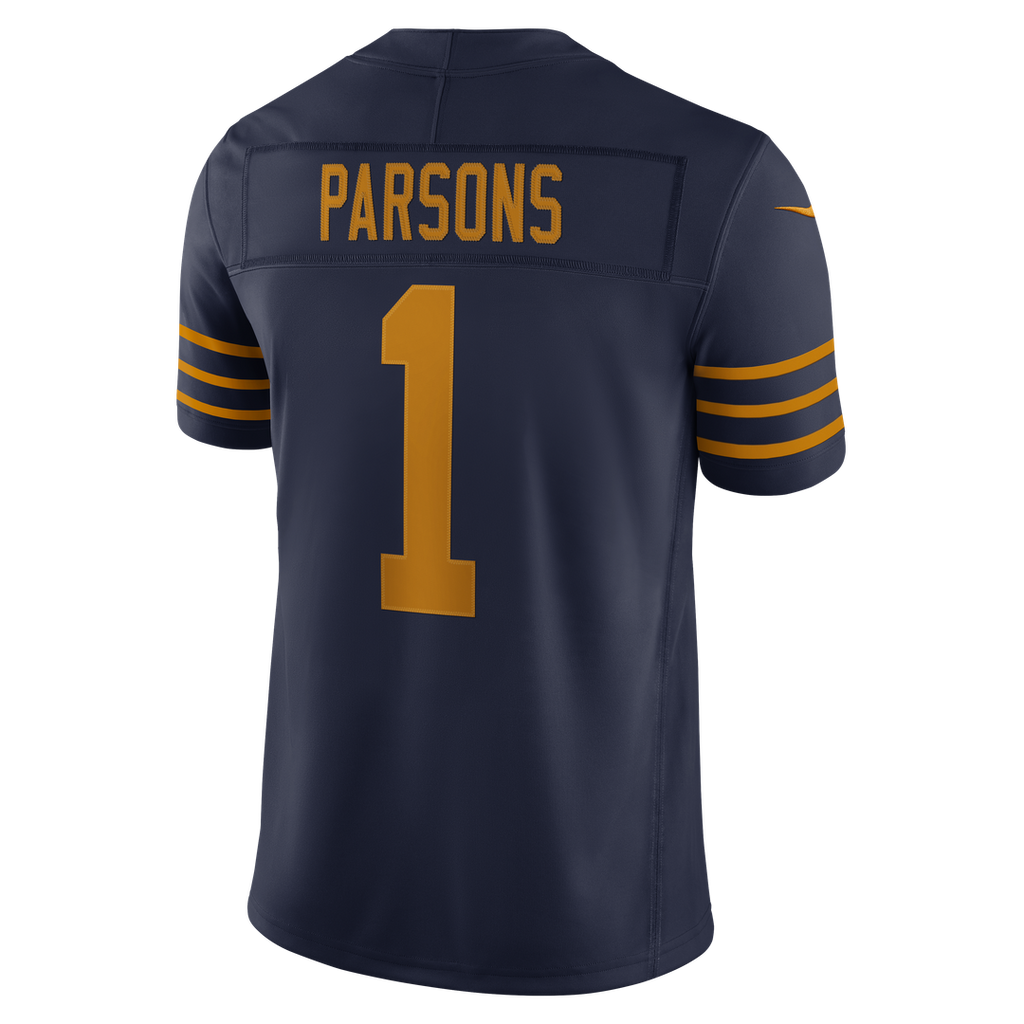 Micah Parsons Green Bay Packers Navy Alternate Vapor F.U.S.E. Stitched Limited Jersey
