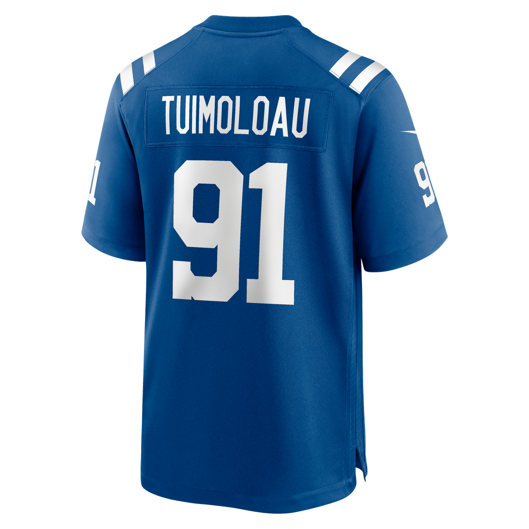 JT Tuimoloau Indianapolis Colts Royal Team Game Jersey