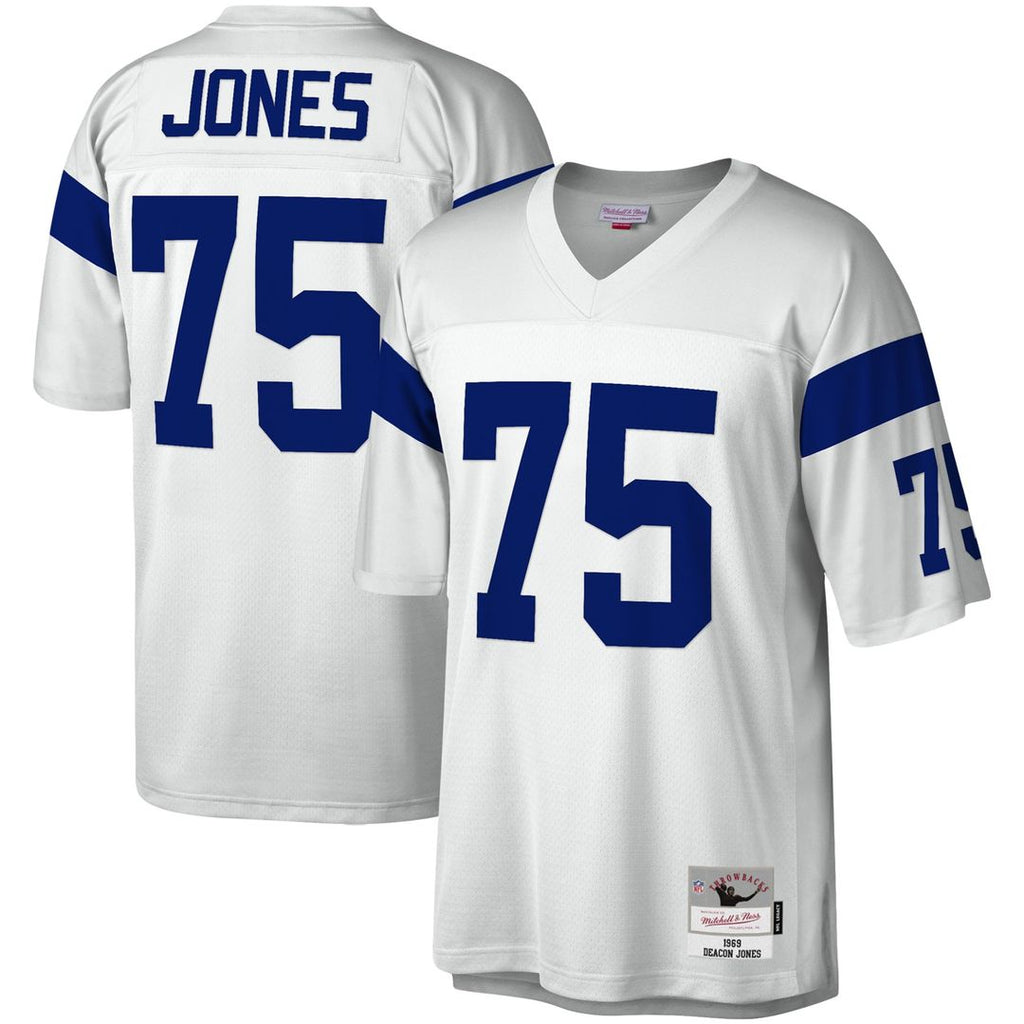 Deacon Jones Los Angeles Rams White Legacy Replica Jersey