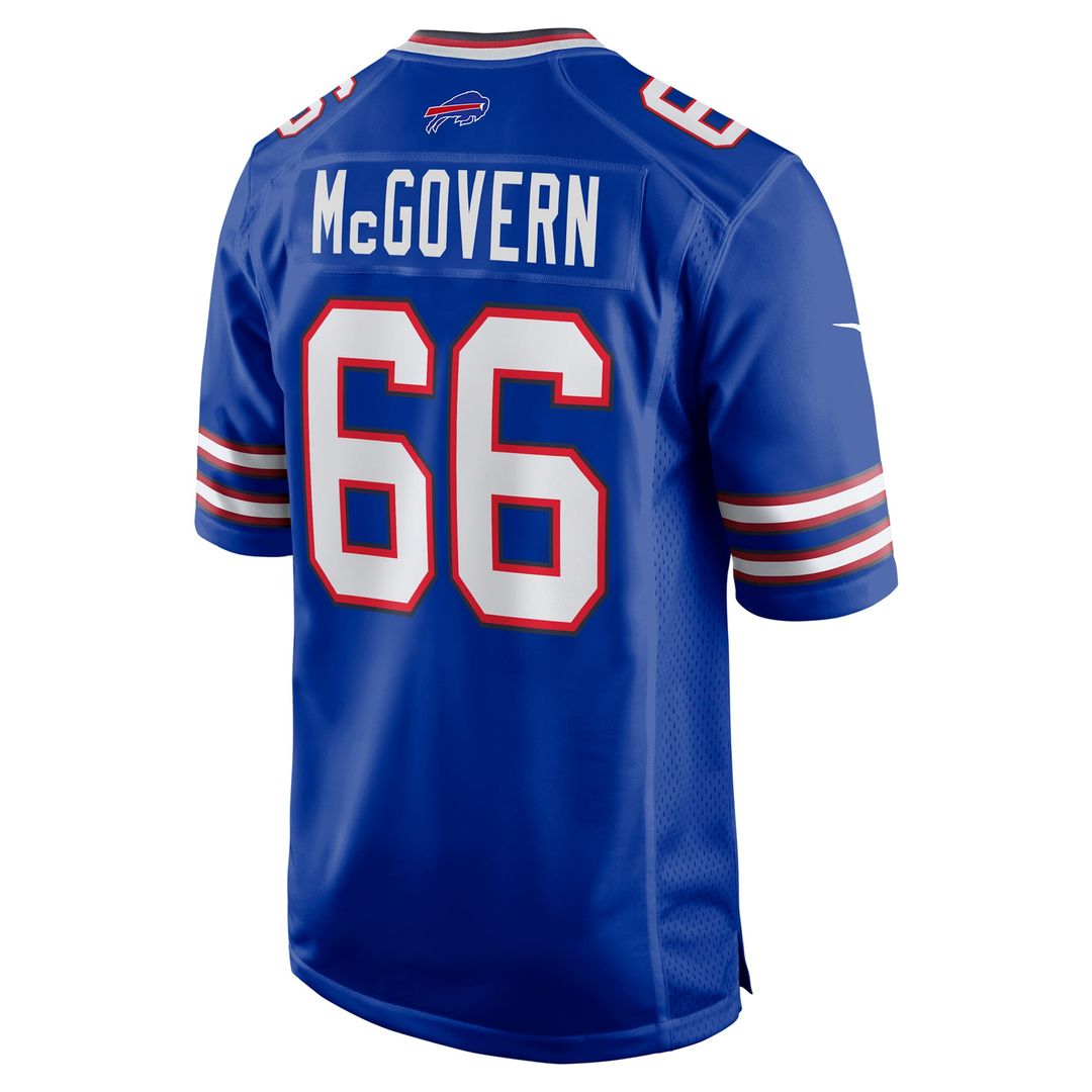 Connor McGovern Buffalo Bills Royal Game Player Jersey