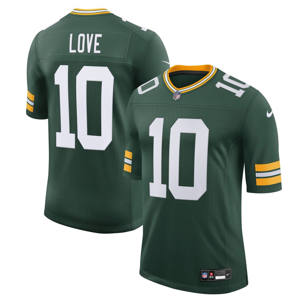 Jordan Love Green Bay Packers Green Team Vapor Untouchable Limited Jersey