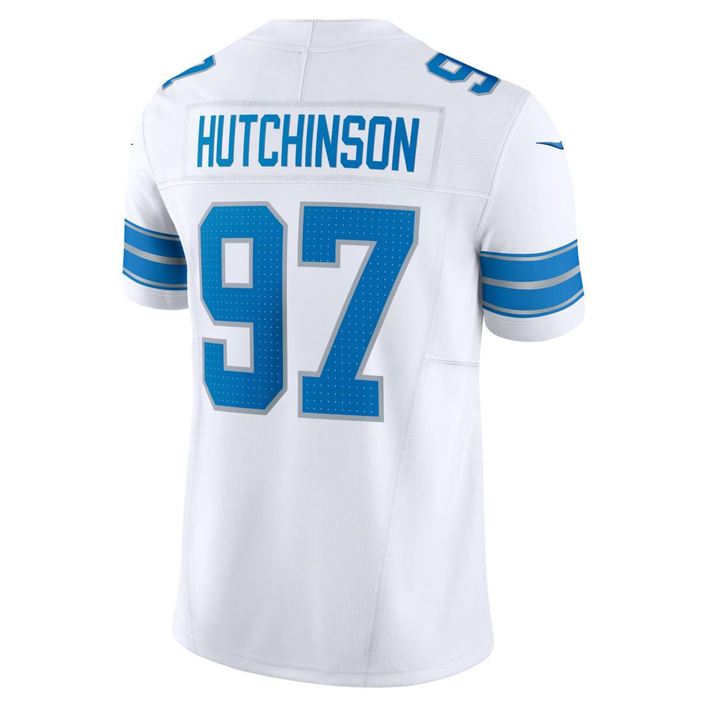 Aidan Hutchinson Detroit Lions White Vapor F.U.S.E. Limited Jersey