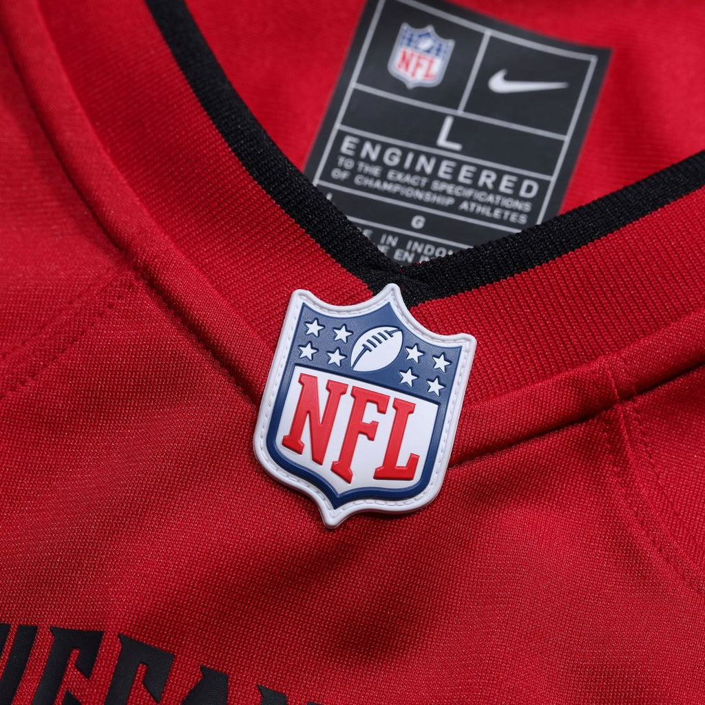 John Bullock Tampa Bay Buccaneers Red Team Game Jersey