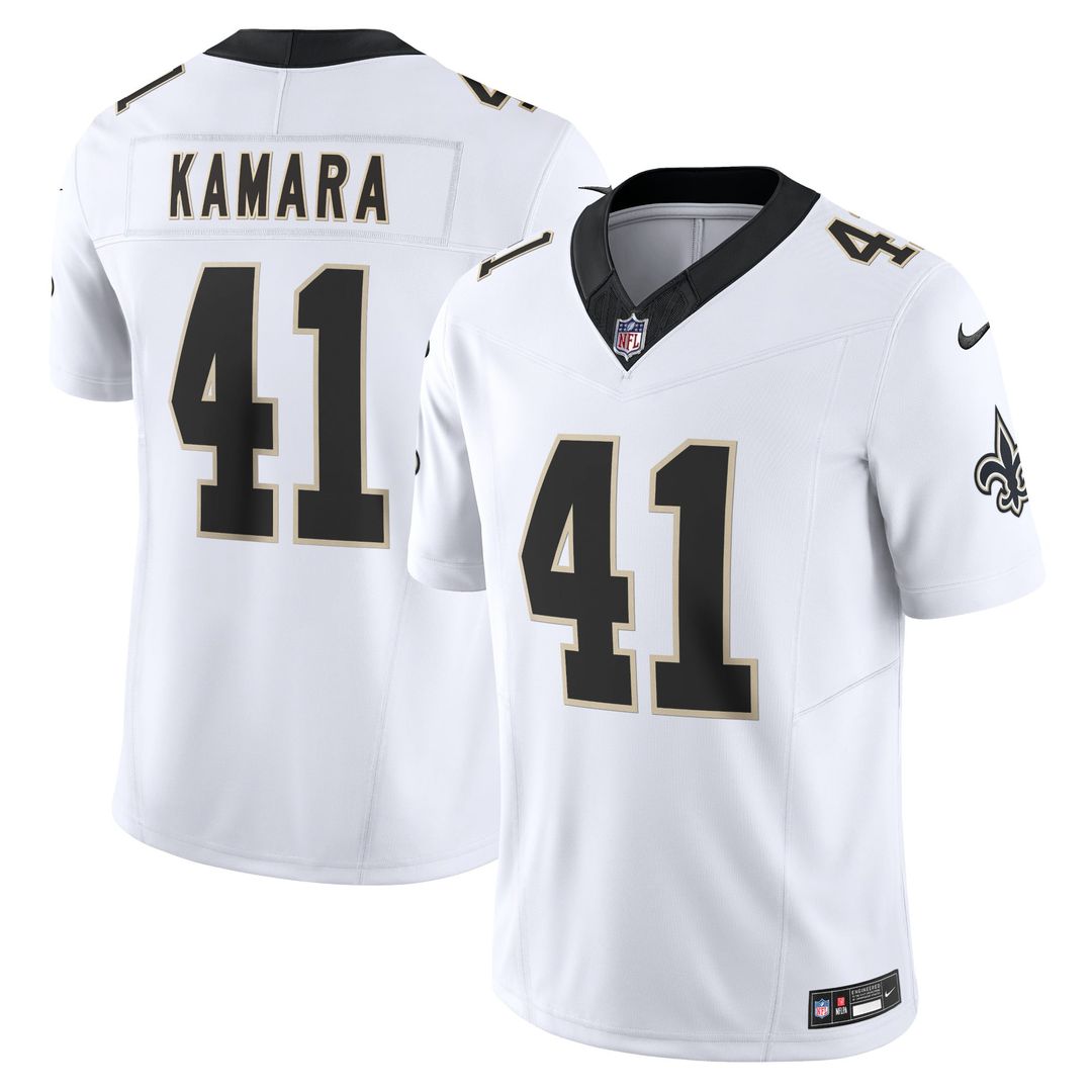Alvin Kamara New Orleans Saints White Vapor F.U.S.E. Limited Jersey