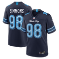 Jeffery Simmons Tennessee Titans Navy 2026 Rivalries Collection Game Jersey