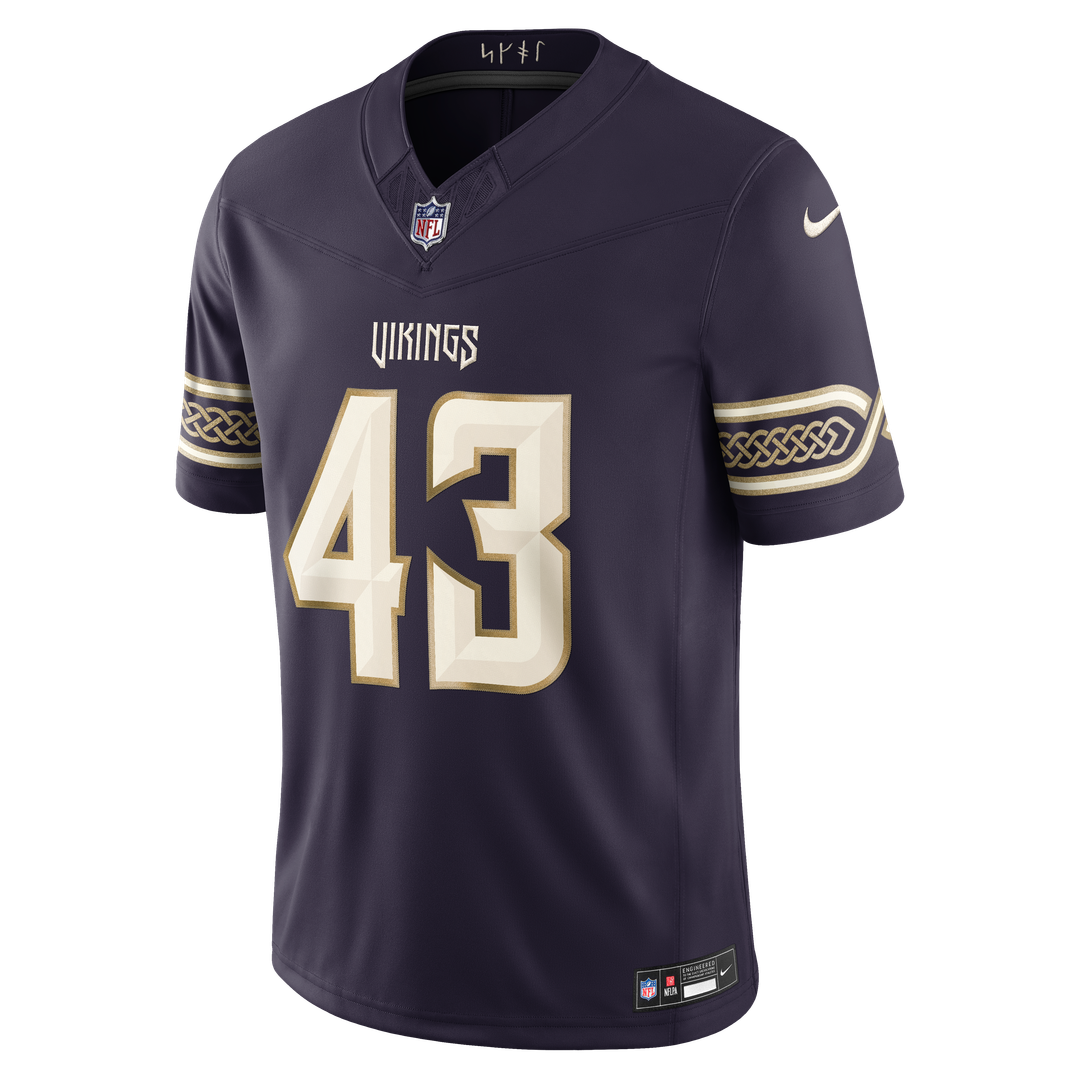 Andrew Van Ginkel Minnesota Vikings Purple 2026 Rivalries Collection Stitched Limited Jersey