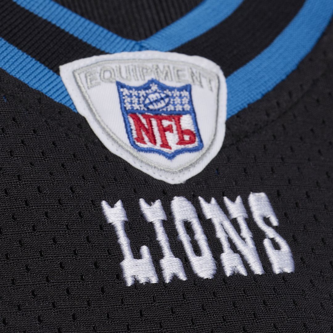 Calvin Johnson Detroit Lions Black 2007 Authentic Throwback Jersey