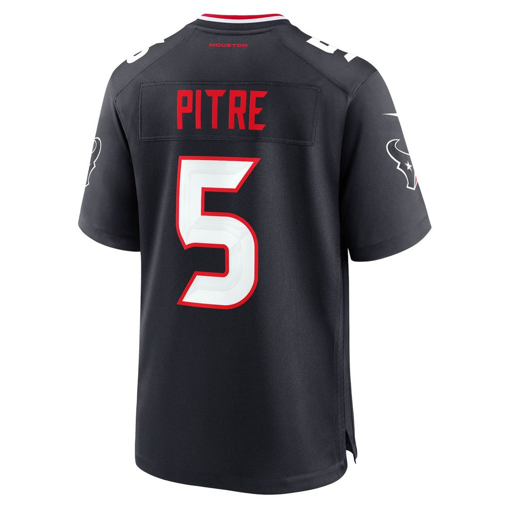 Jalen Pitre Houston Texans Navy Game Jersey
