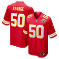 Brandon George Kansas City Chiefs Red Team Game Jersey