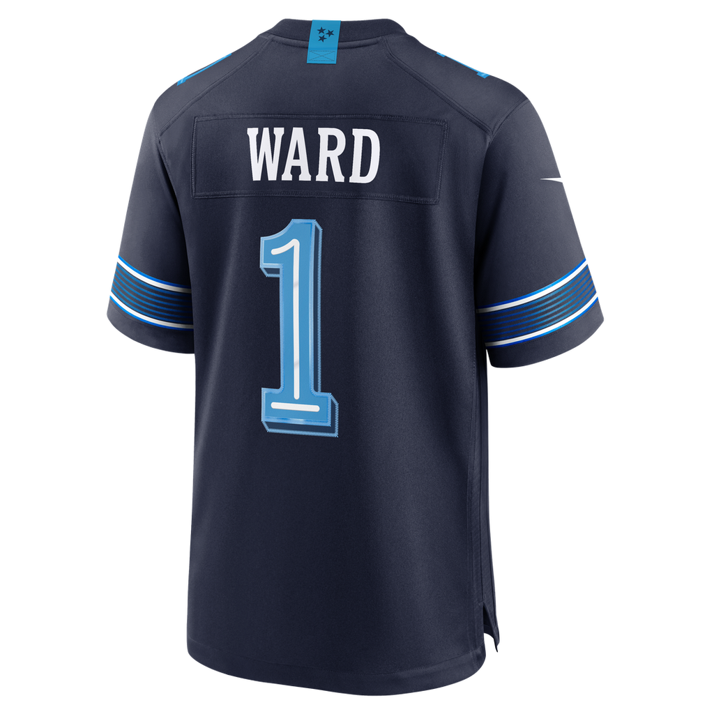 Cameron Ward Tennessee Titans Navy 2026 Rivalries Collection Game Jersey