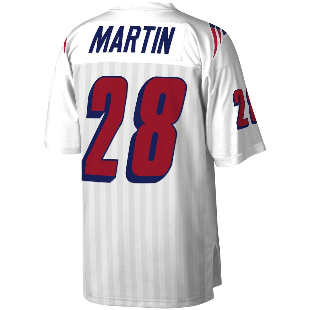 Curtis Martin New England Patriots White Legacy Replica Jersey