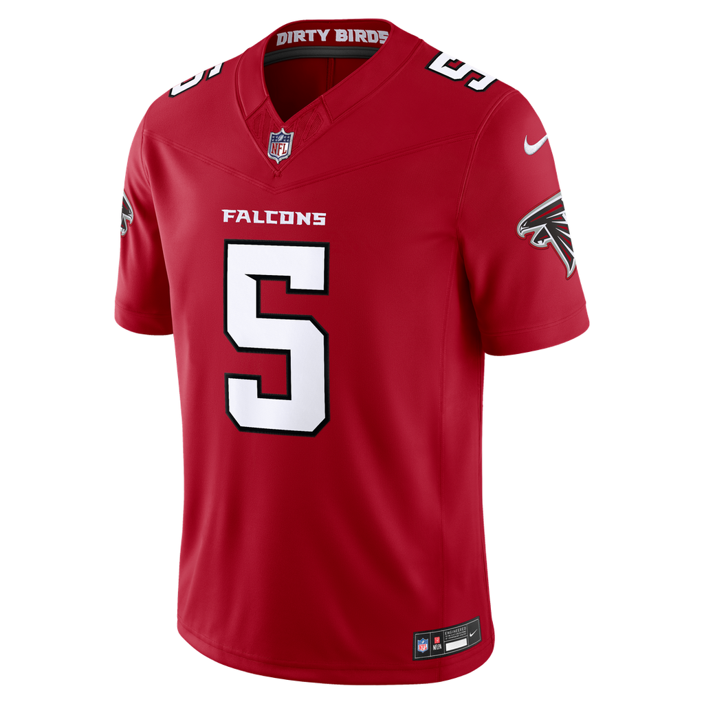 Drake London Atlanta Falcons Red Team Vapor F.U.S.E. Stitched Limited Jersey