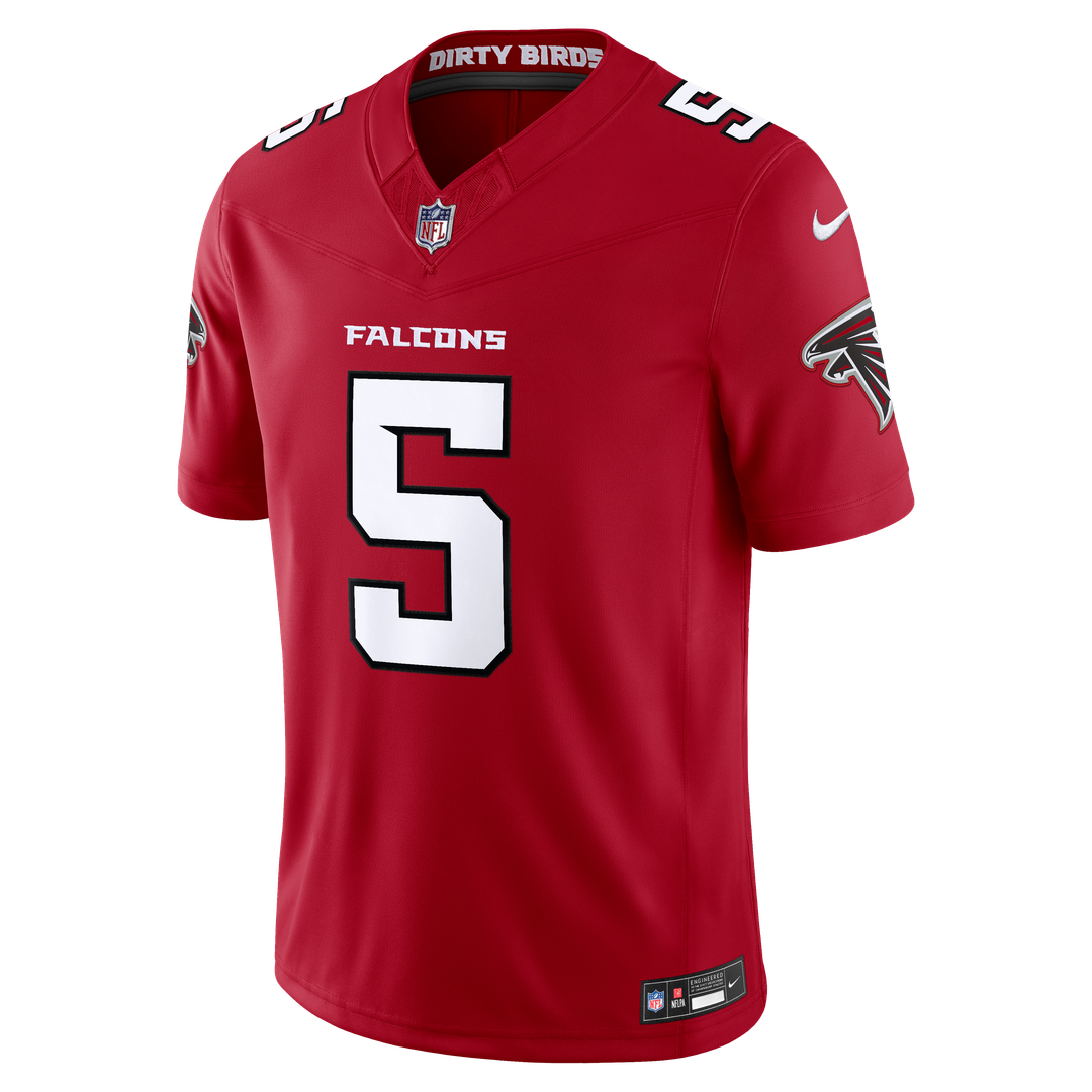 Drake London Atlanta Falcons Red Team Vapor F.U.S.E. Stitched Limited Jersey