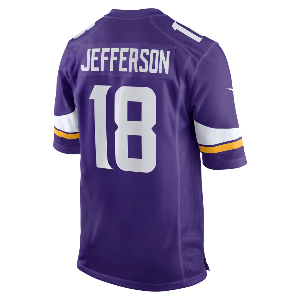Justin Jefferson Minnesota Vikings Purple Game Jersey