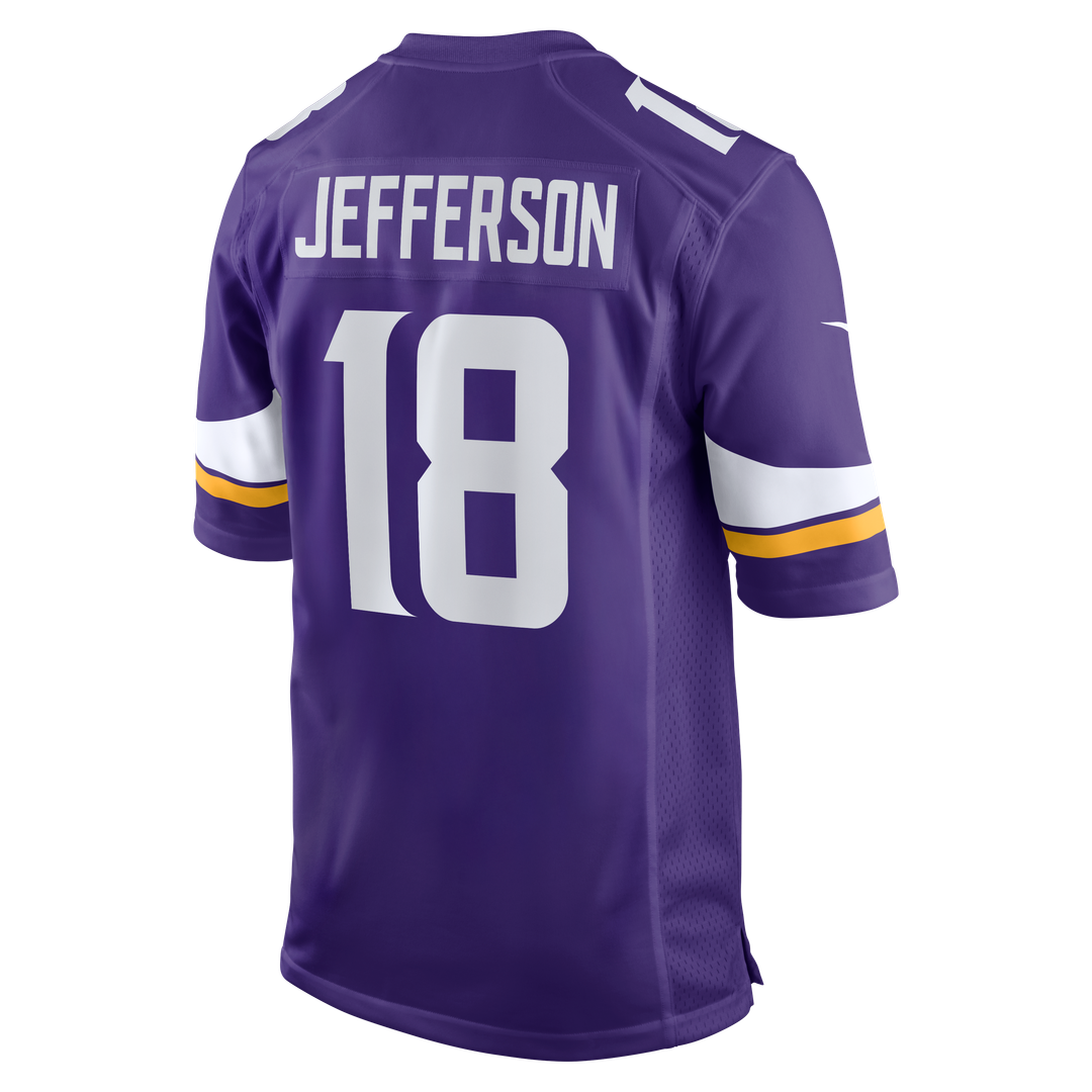 Justin Jefferson Minnesota Vikings Purple Game Jersey