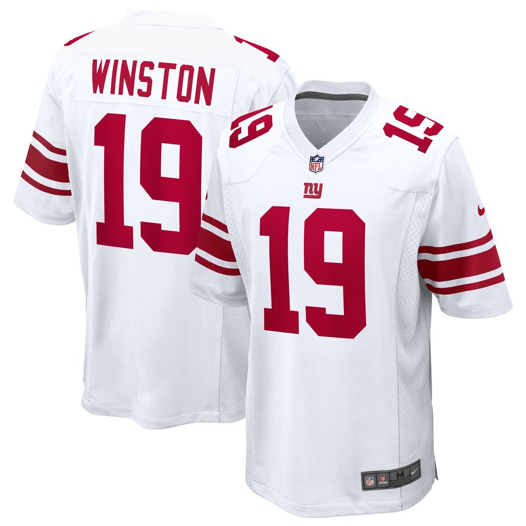 Jameis Winston New York Giants Royal Team Game Jersey
