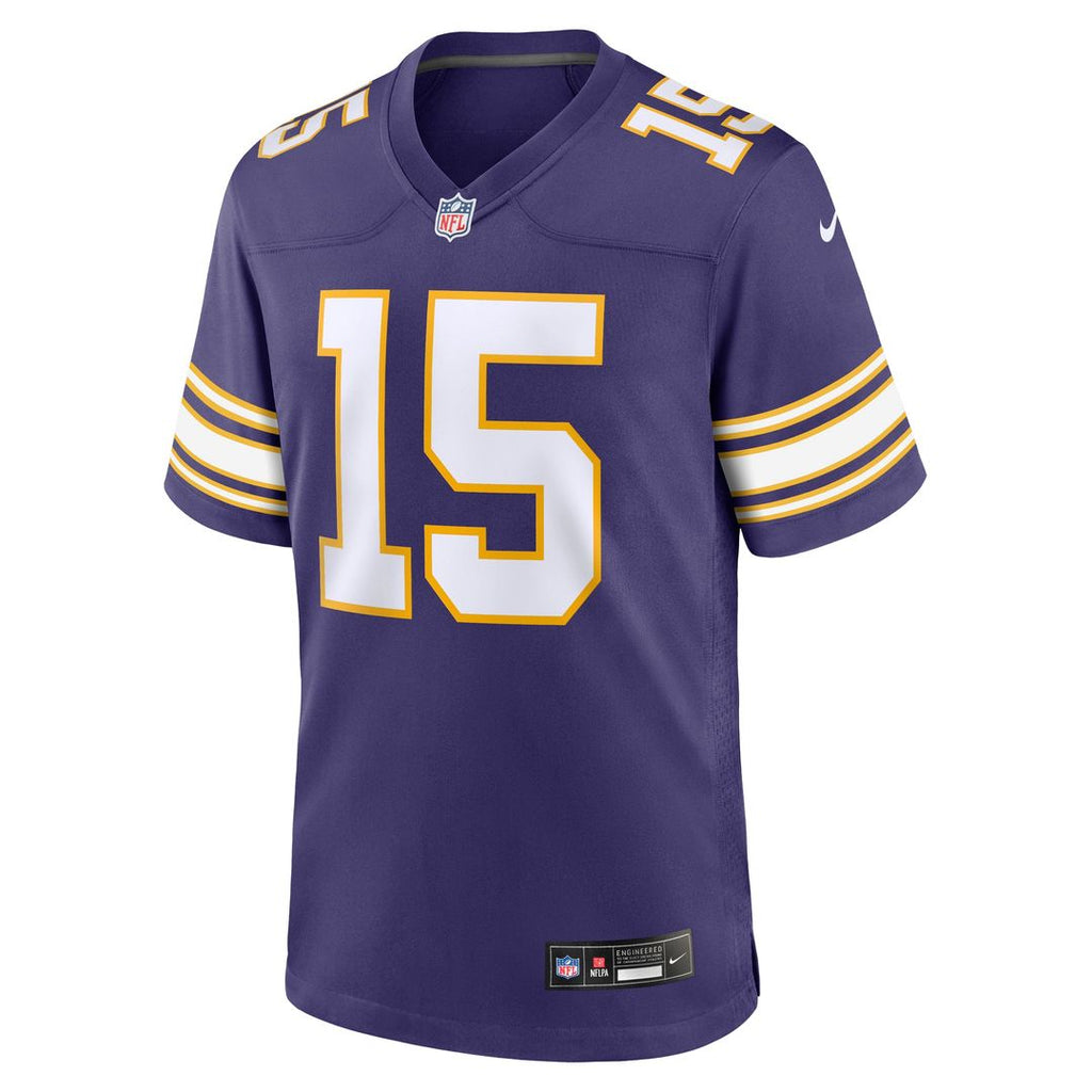 Dallas Turner Minnesota Vikings White Game Jersey