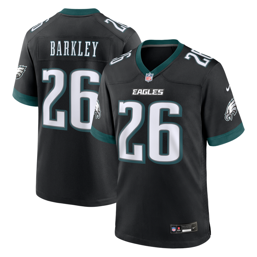 Saquon Barkley Philadelphia Eagles Black Alternate Game Jersey
