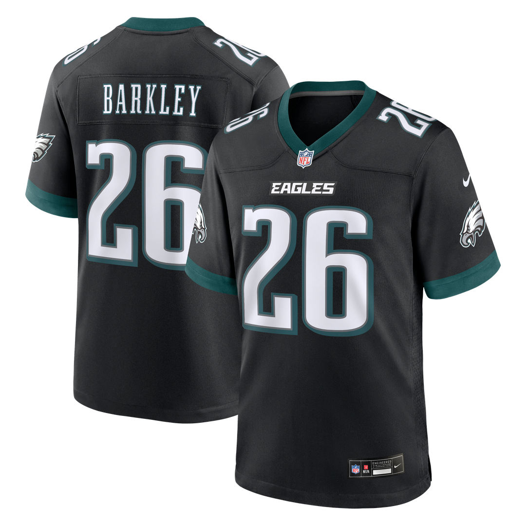 Saquon Barkley Philadelphia Eagles Black Alternate Game Jersey