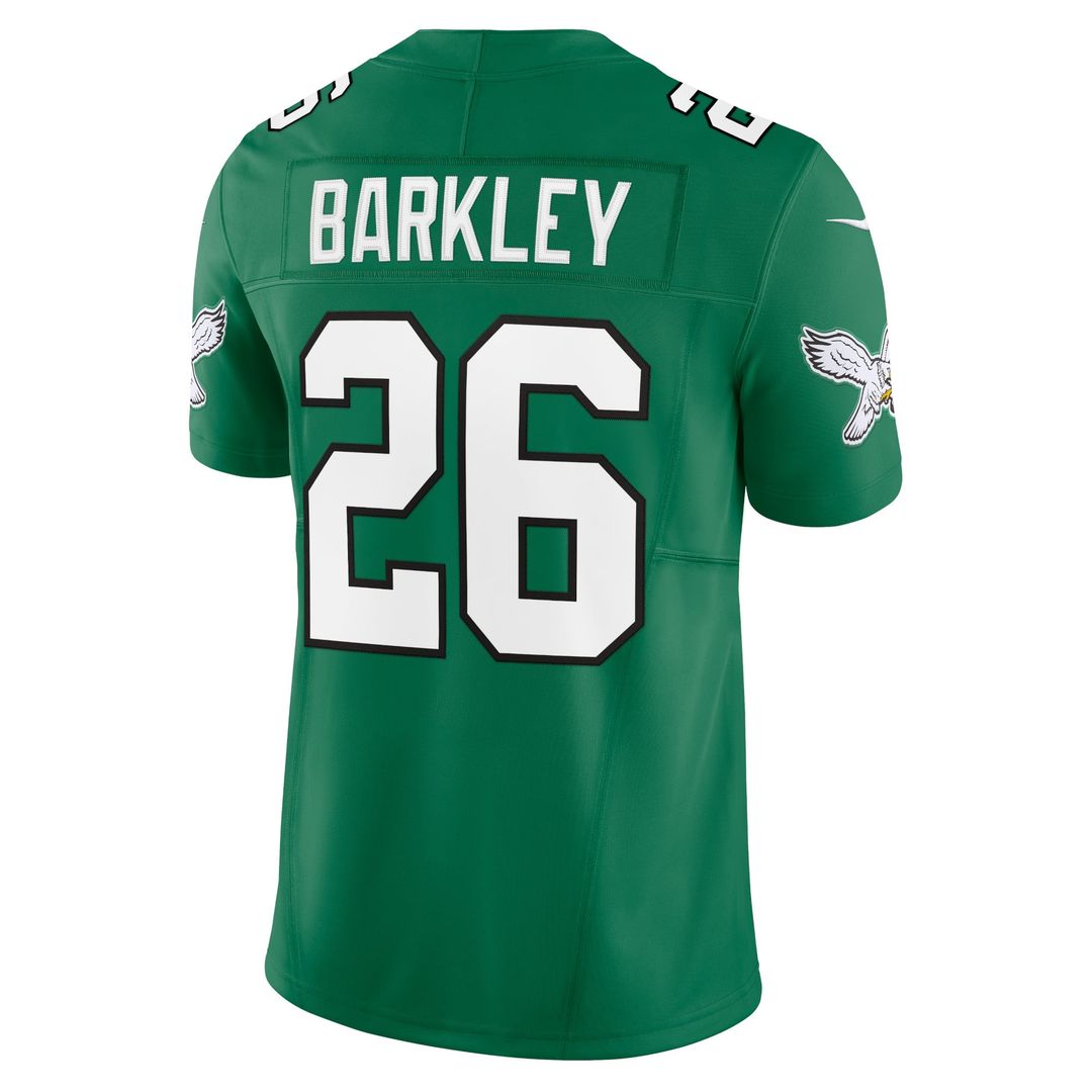 Saquon Barkley Philadelphia Eagles Black Vapor F.U.S.E. Limited Jersey