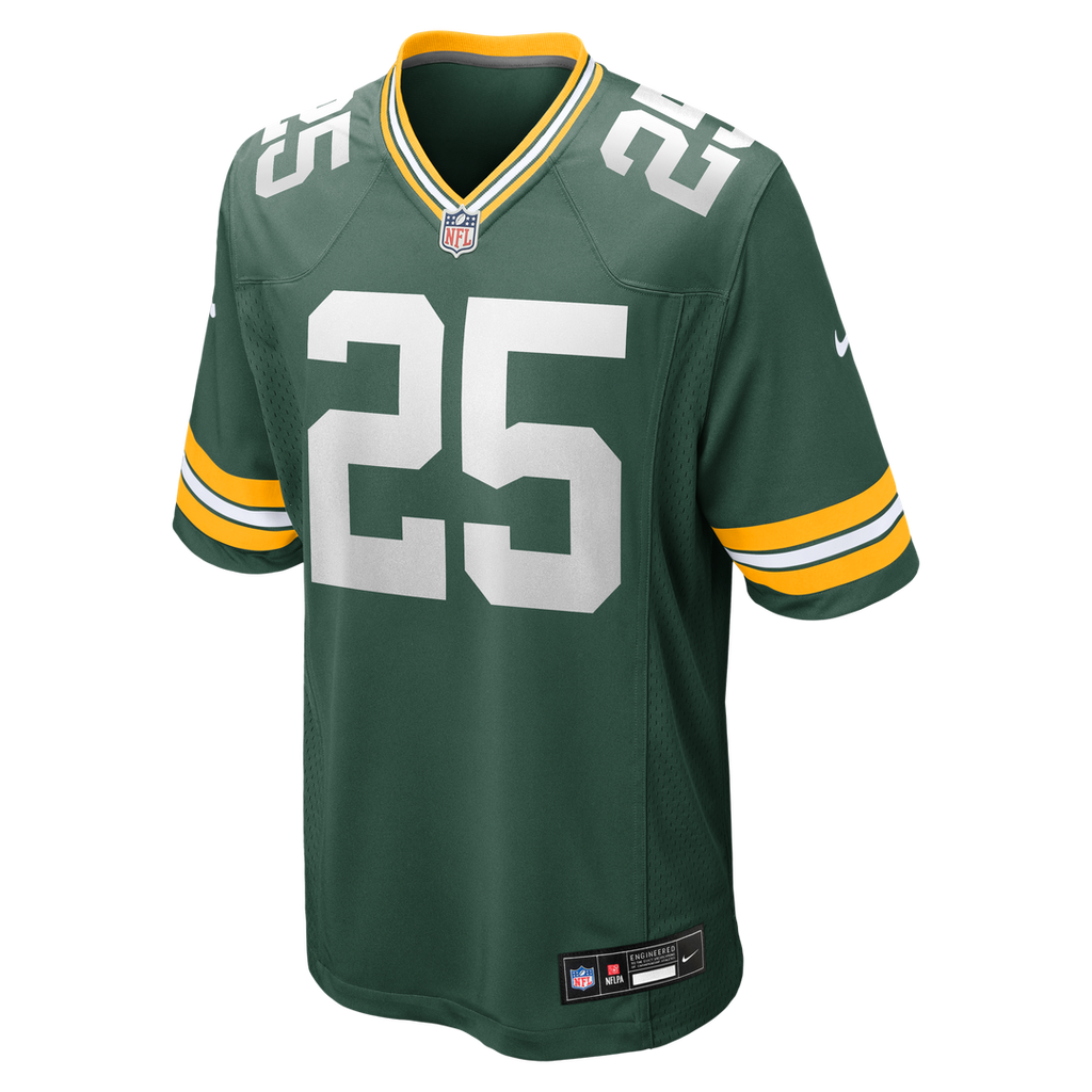 Keisean Nixon Green Bay Packers Green Game Player Jersey