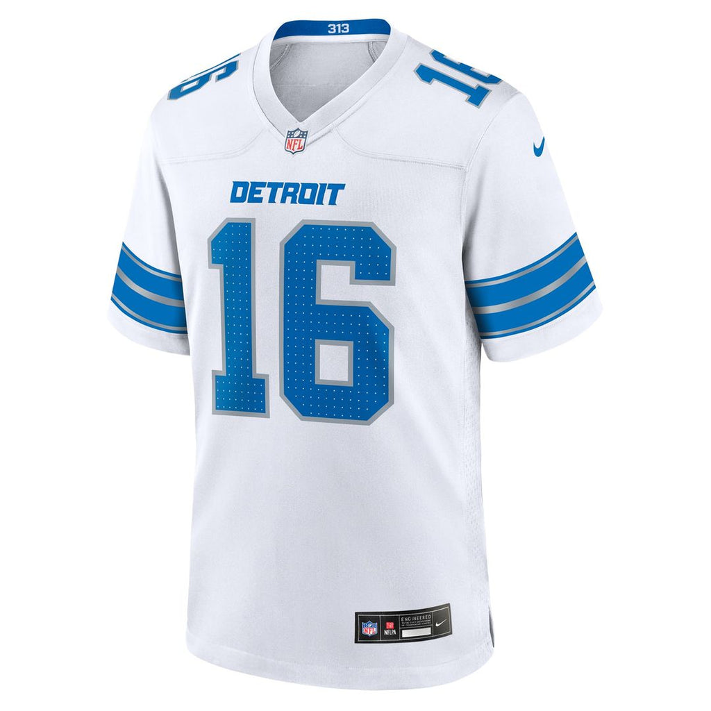 Jared Goff Detroit Lions Blue Game Jersey
