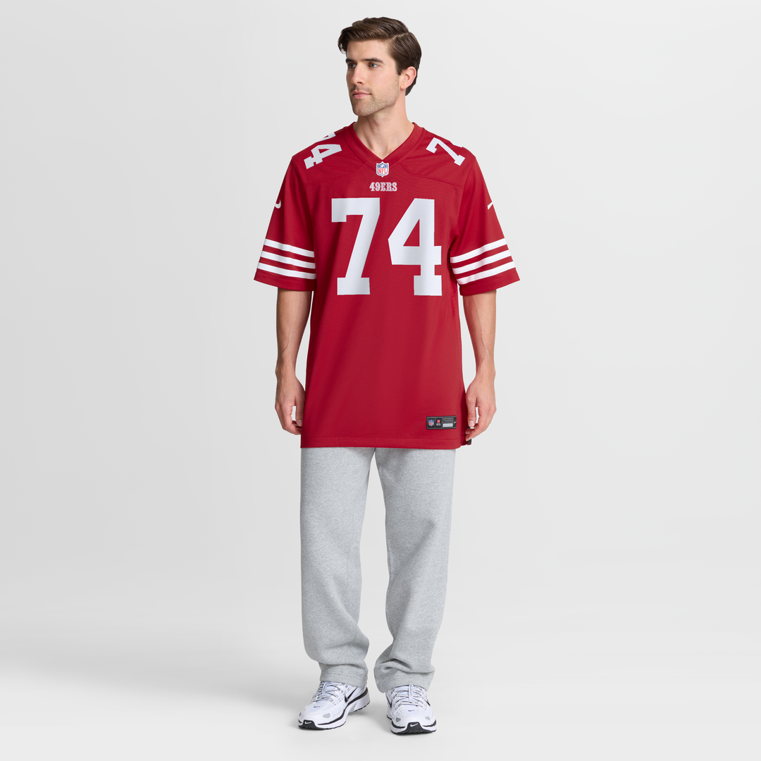 Brett Toth San Francisco 49ers Scarlet Team Game Jersey