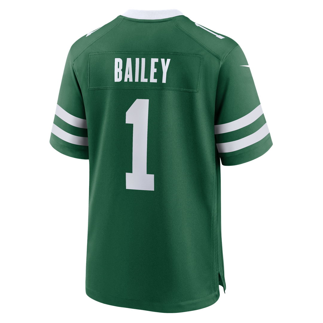 David Bailey New York Jets Green Team Game Jersey