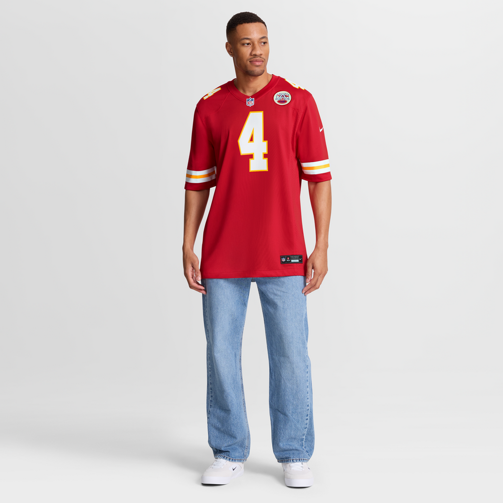 Rashee Rice Kansas City Chiefs Red Game Jersey