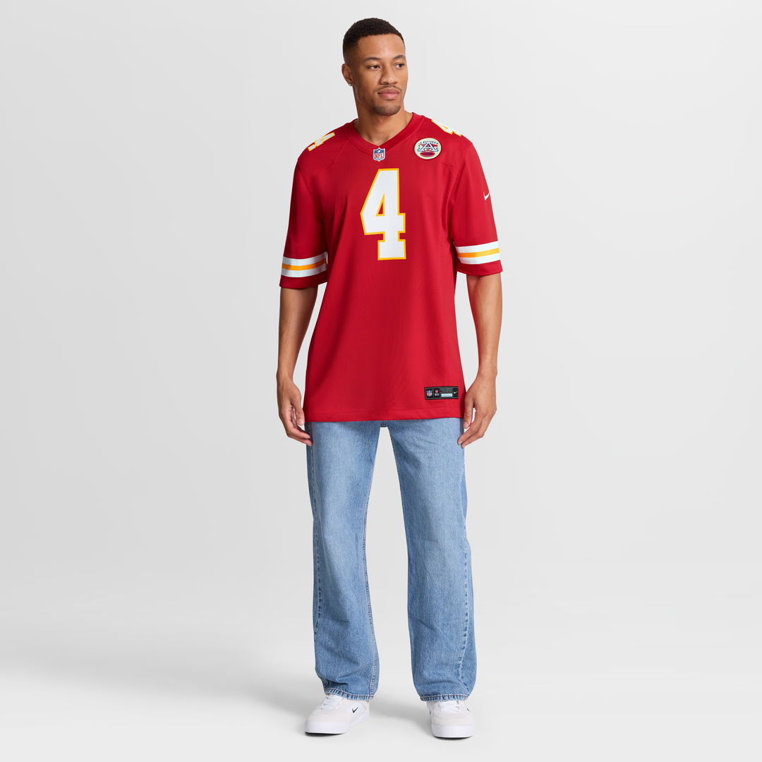 Rashee Rice Kansas City Chiefs Red Game Jersey