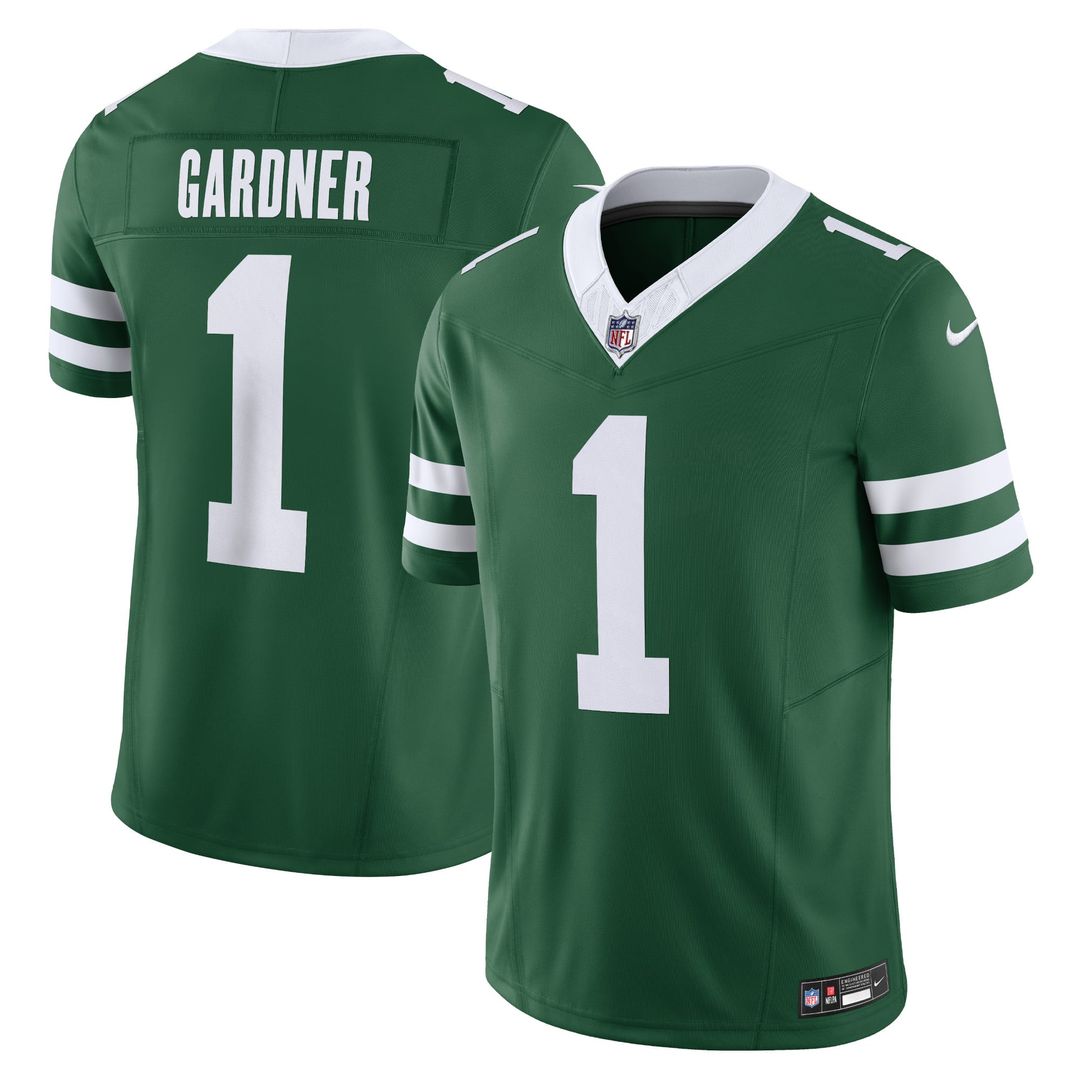 Ahmad Sauce Gardner New York Jets Legacy Green Vapor F.U.S.E. Limited Jersey