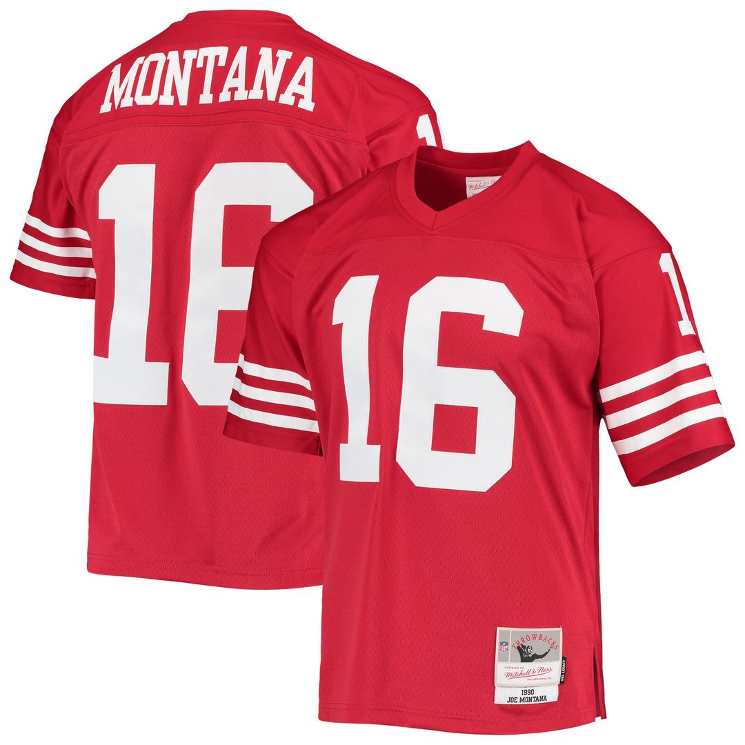 Joe Montana San Francisco 49ers White 1990 Legacy Replica Jersey