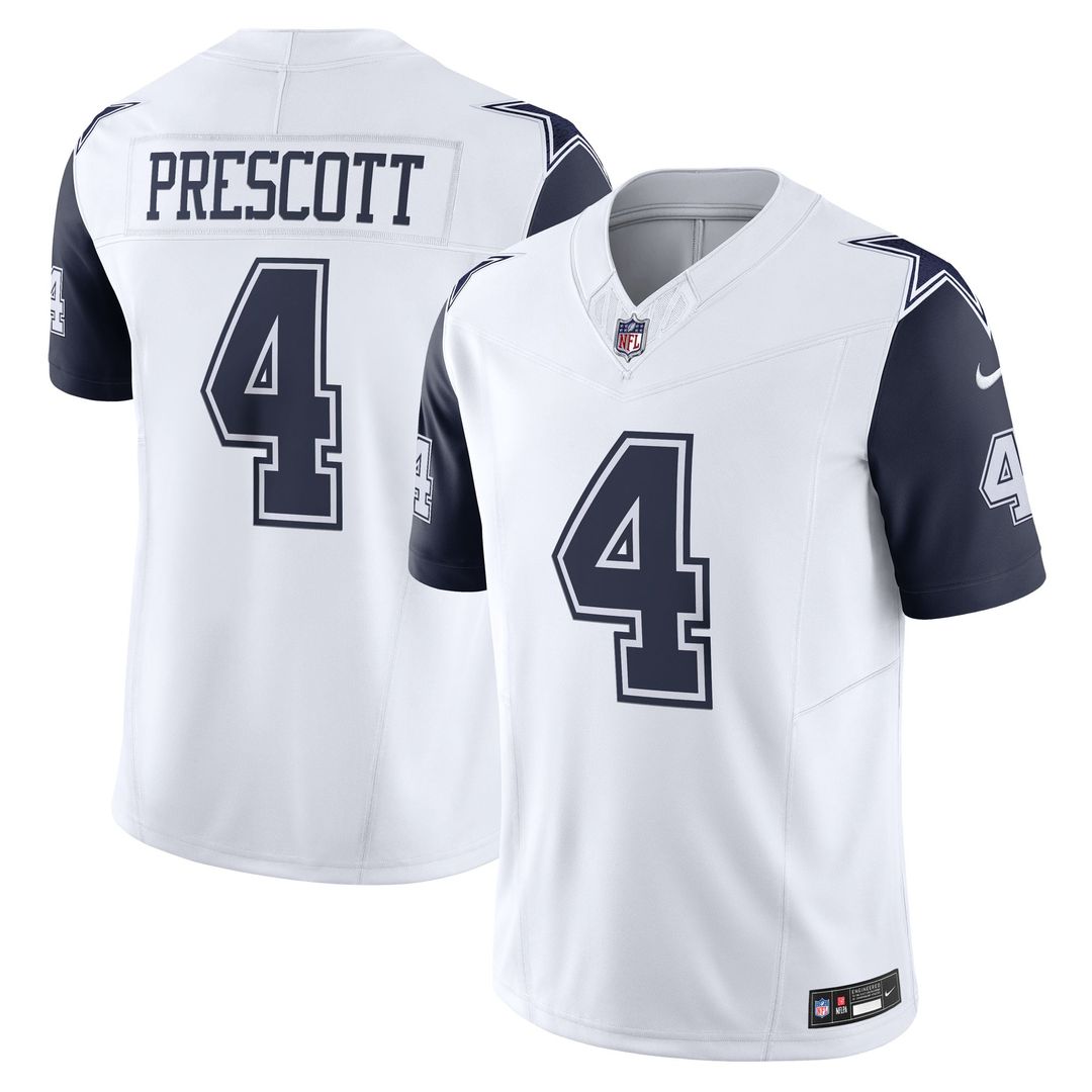 Dak Prescott Dallas Cowboys Navy Vapor F.U.S.E. Limited Jersey
