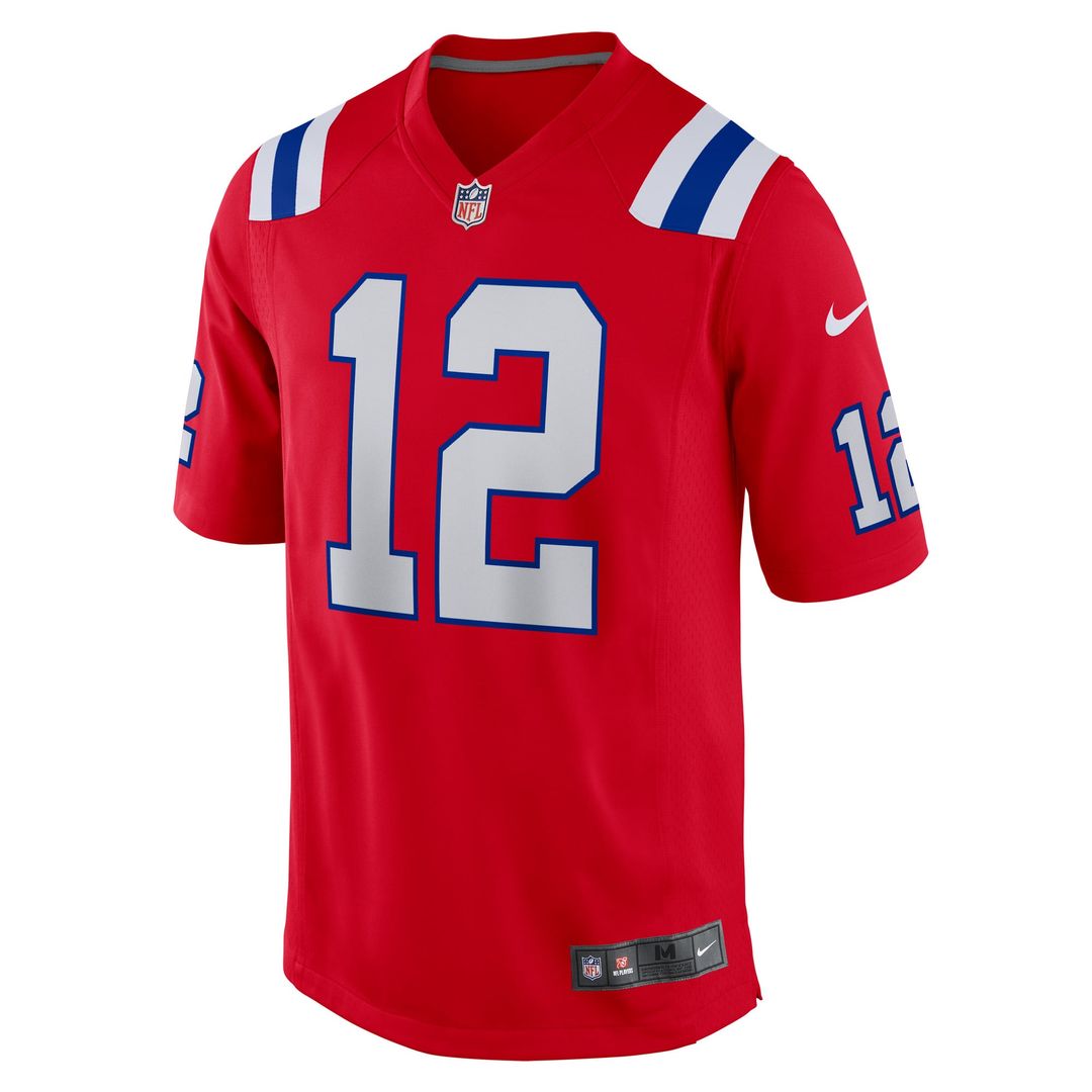Tom Brady New England Patriots White Retired Game Jersey