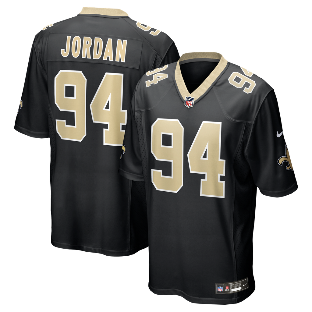 Cameron Jordan New Orleans Saints Black Game Jersey
