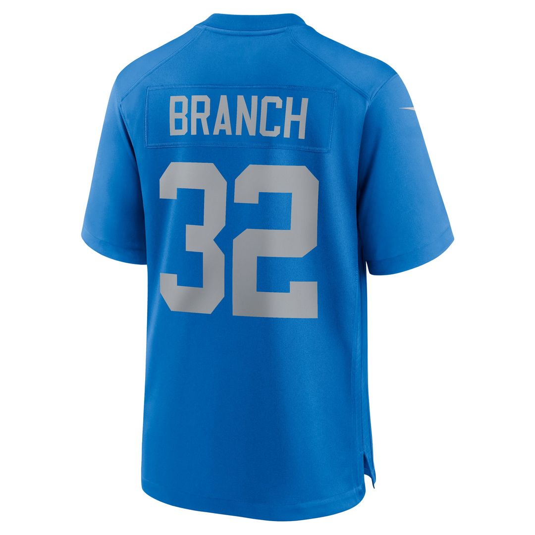 Brian Branch Detroit Lions Blue Alternate Game Jersey