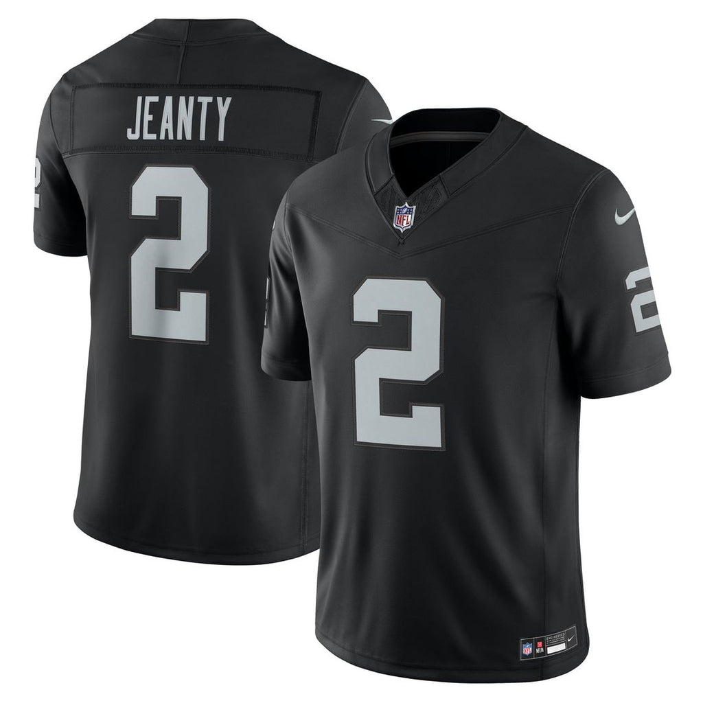 Ashton Jeanty Las Vegas Raiders Black Team Vapor F.U.S.E. Stitched Limited Jersey