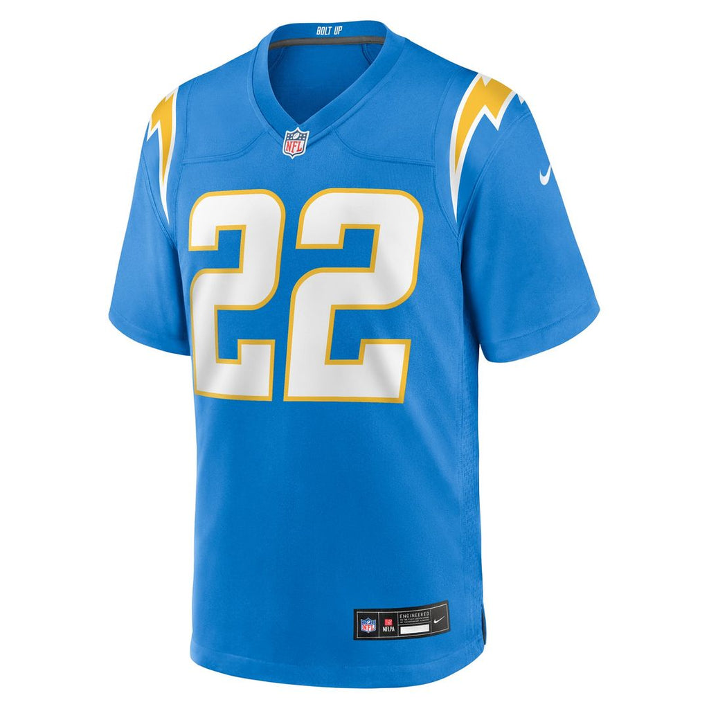 Najee Harris Los Angeles Chargers Powder Blue Game Player Jersey