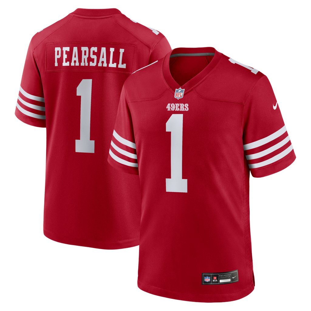 Ricky Pearsall San Francisco 49ers Scarlet Team Game Jersey