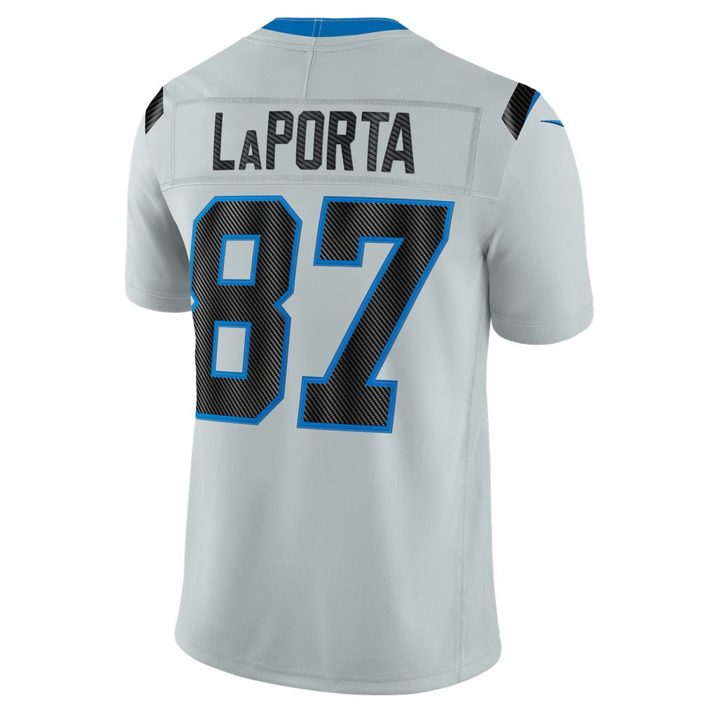 Sam LaPorta Detroit Lions Silver 2026 Rivalries Collection Stitched Limited Jersey