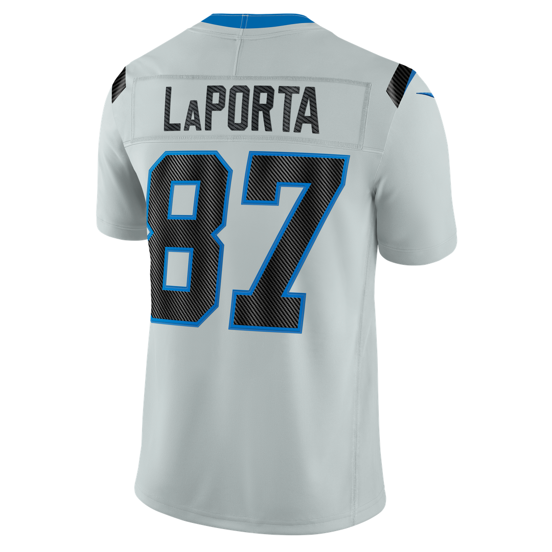 Sam LaPorta Detroit Lions Silver 2026 Rivalries Collection Stitched Limited Jersey
