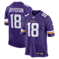 Justin Jefferson Minnesota Vikings Purple Game Jersey