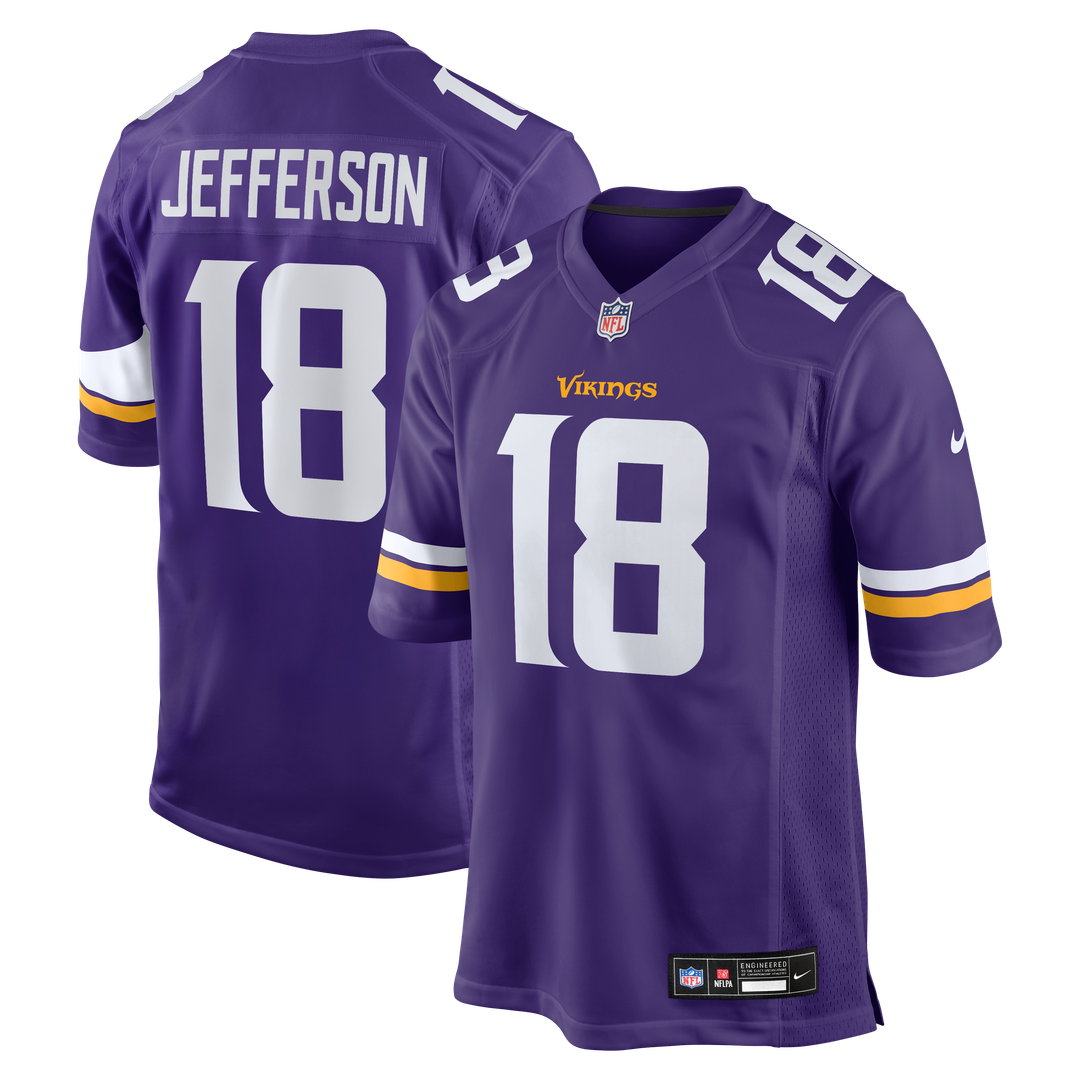 Justin Jefferson Minnesota Vikings Purple Game Jersey