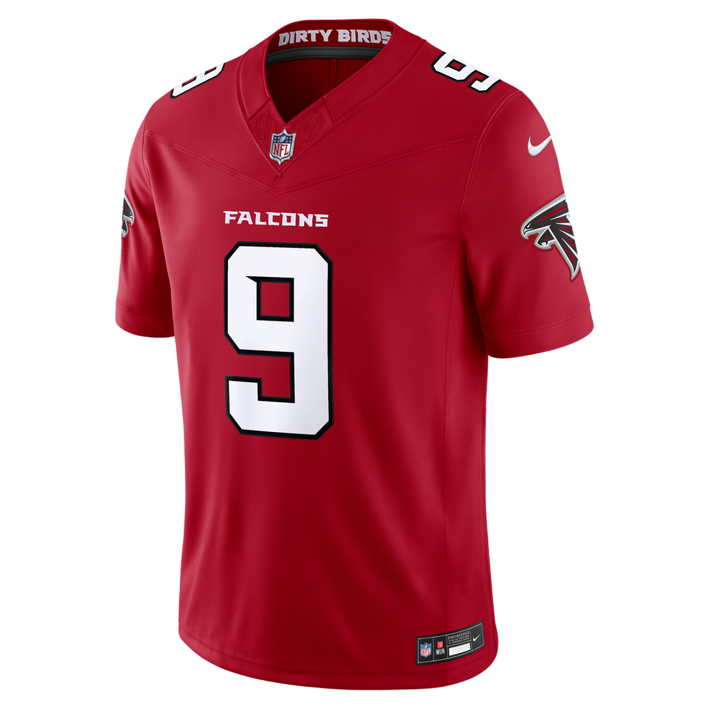 Michael Penix Jr. Atlanta Falcons Red Team Vapor F.U.S.E. Stitched Limited Jersey