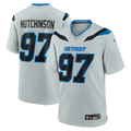 Aidan Hutchinson Detroit Lions Silver 2026 Rivalries Collection Game Jersey