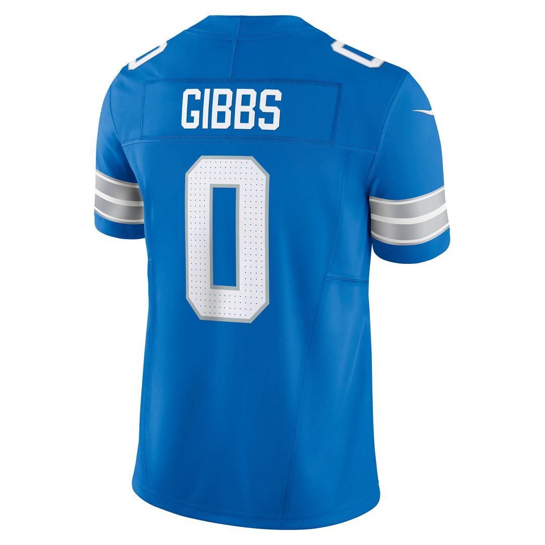 Jahmyr Gibbs Detroit Lions White Vapor F.U.S.E. Limited Jersey