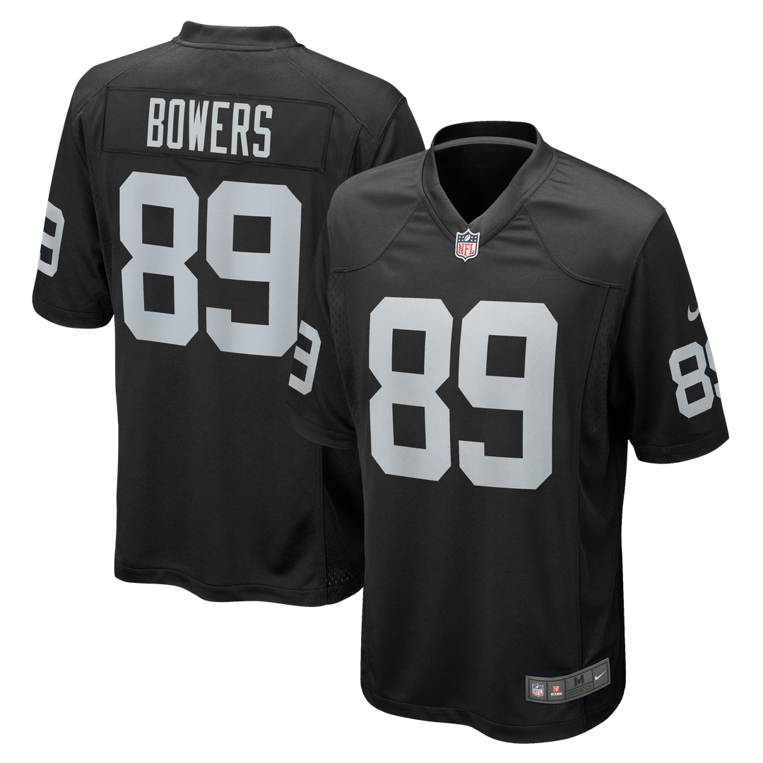 Brock Bowers Las Vegas Raiders Black Player Game Jersey