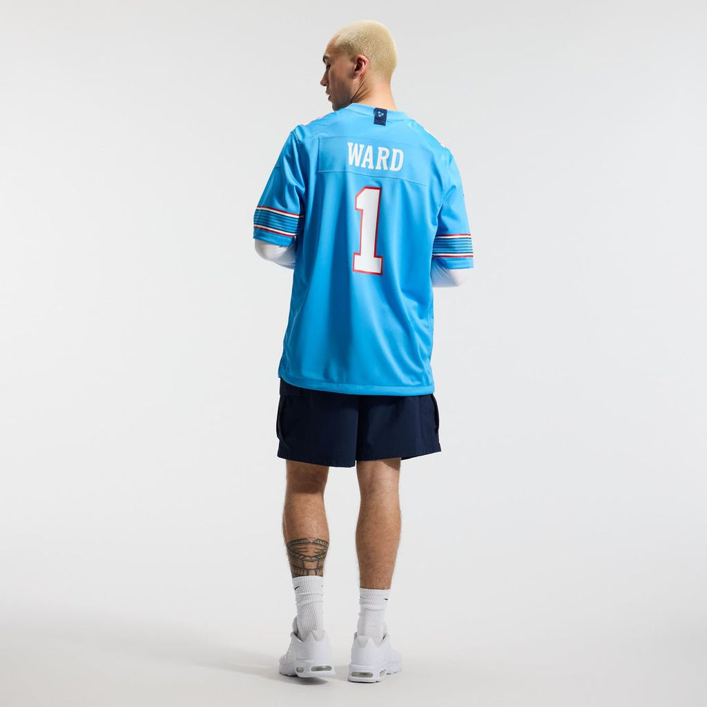Cameron Ward Tennessee Titans Light Blue Game Jersey